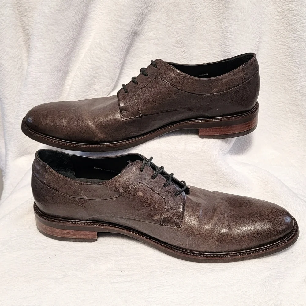 11 Cole Haan Limited Release Grand Os Leather Derby Oxfords C21453 Brown Gray